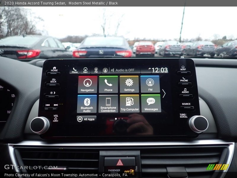 Modern Steel Metallic / Black 2020 Honda Accord Touring Sedan
