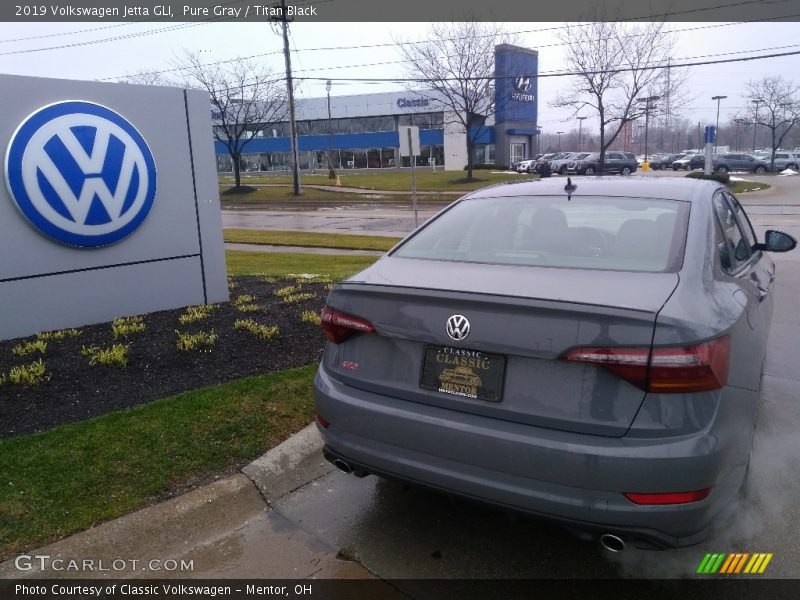 Pure Gray / Titan Black 2019 Volkswagen Jetta GLI