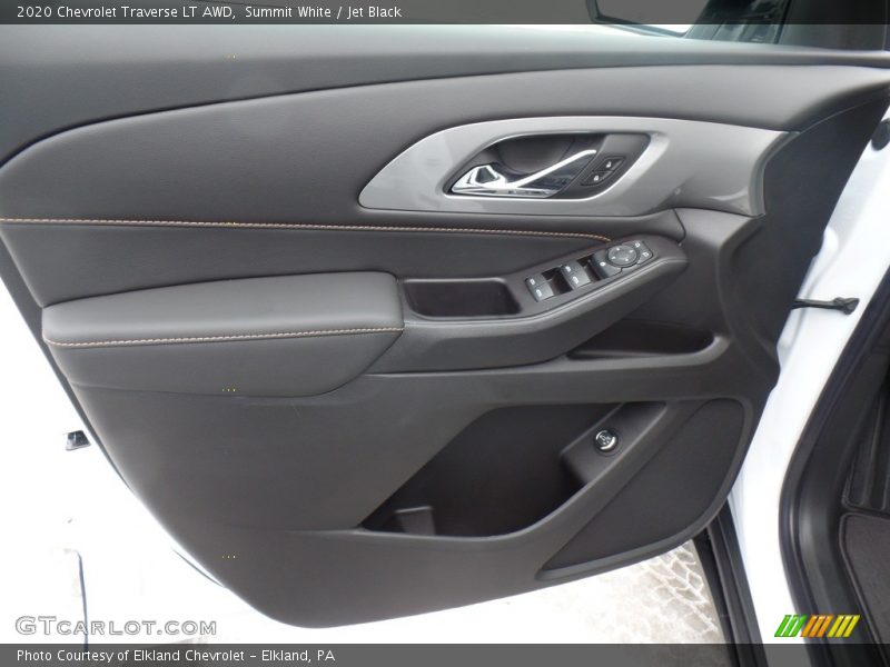 Summit White / Jet Black 2020 Chevrolet Traverse LT AWD