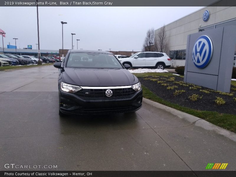 Black / Titan Black/Storm Gray 2019 Volkswagen Jetta R-Line