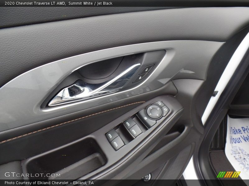 Summit White / Jet Black 2020 Chevrolet Traverse LT AWD