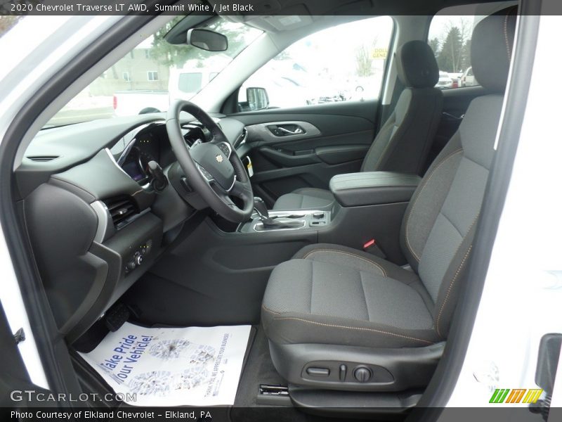 Summit White / Jet Black 2020 Chevrolet Traverse LT AWD
