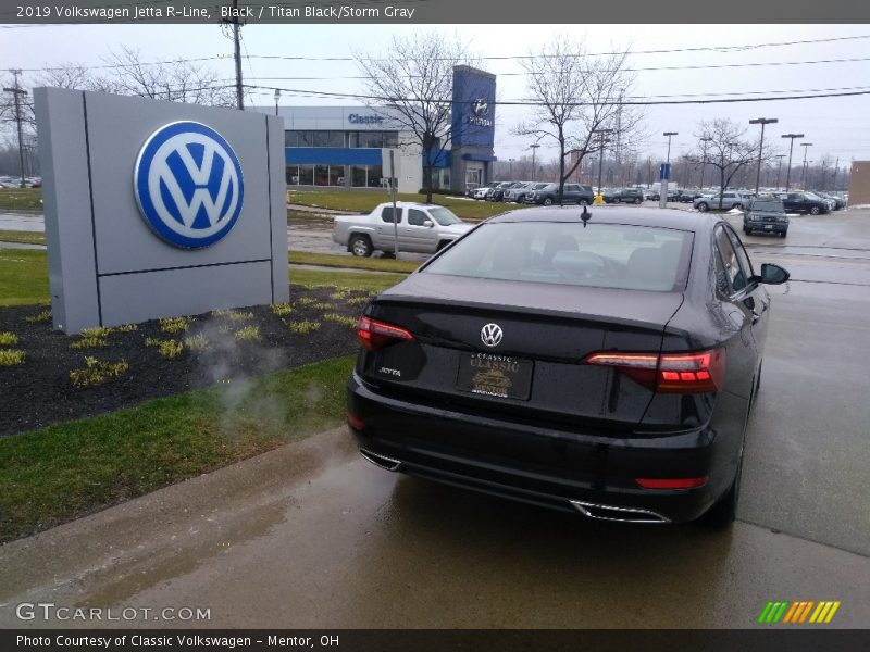 Black / Titan Black/Storm Gray 2019 Volkswagen Jetta R-Line