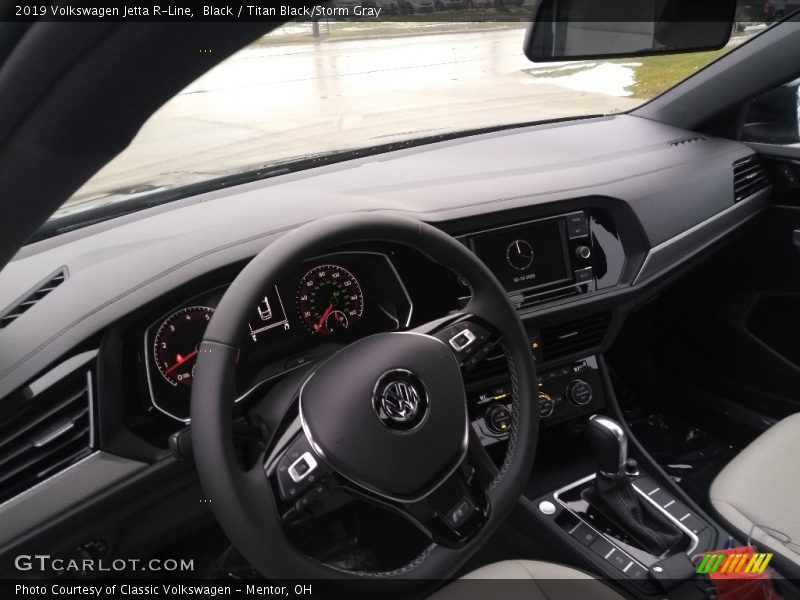 Black / Titan Black/Storm Gray 2019 Volkswagen Jetta R-Line