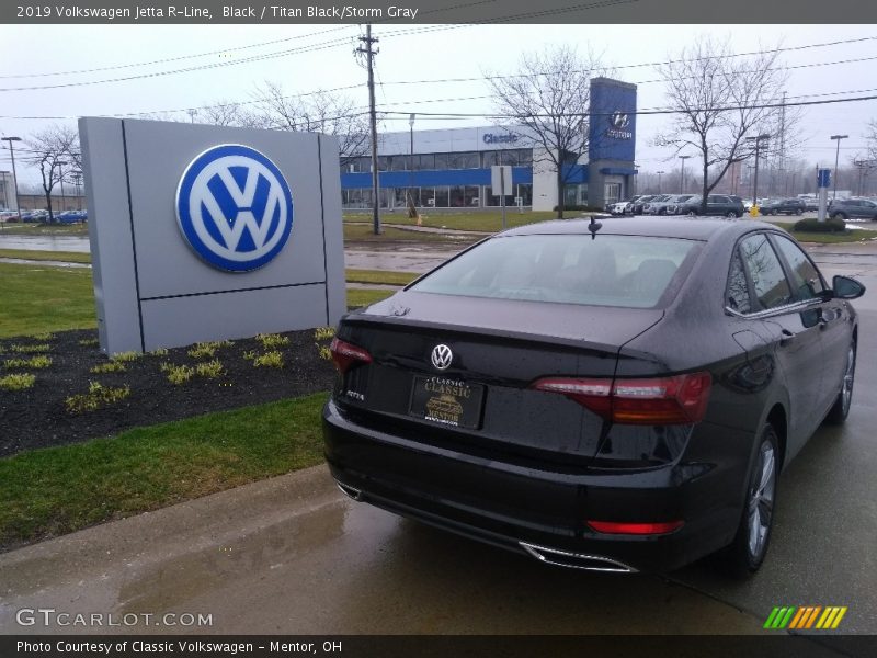 Black / Titan Black/Storm Gray 2019 Volkswagen Jetta R-Line