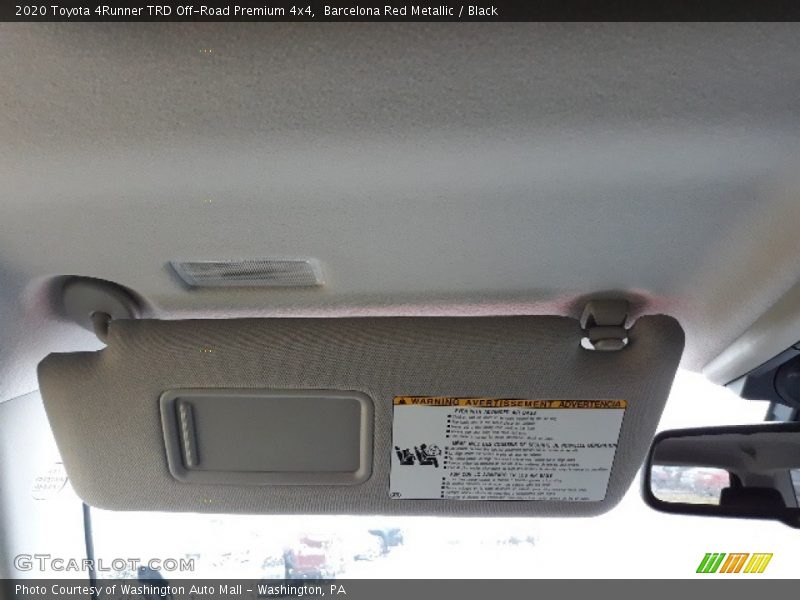 Barcelona Red Metallic / Black 2020 Toyota 4Runner TRD Off-Road Premium 4x4