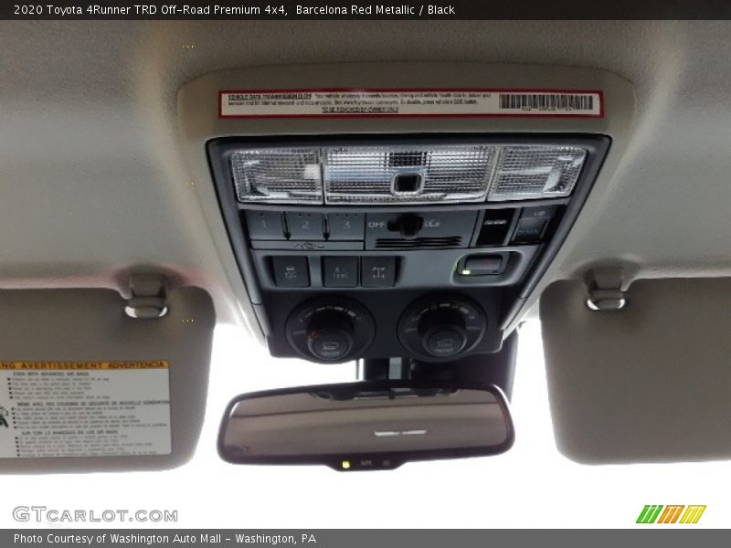 Barcelona Red Metallic / Black 2020 Toyota 4Runner TRD Off-Road Premium 4x4