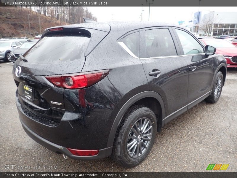 Jet Black Mica / Silk Beige 2020 Mazda CX-5 Touring AWD