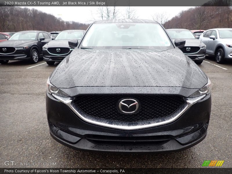 Jet Black Mica / Silk Beige 2020 Mazda CX-5 Touring AWD