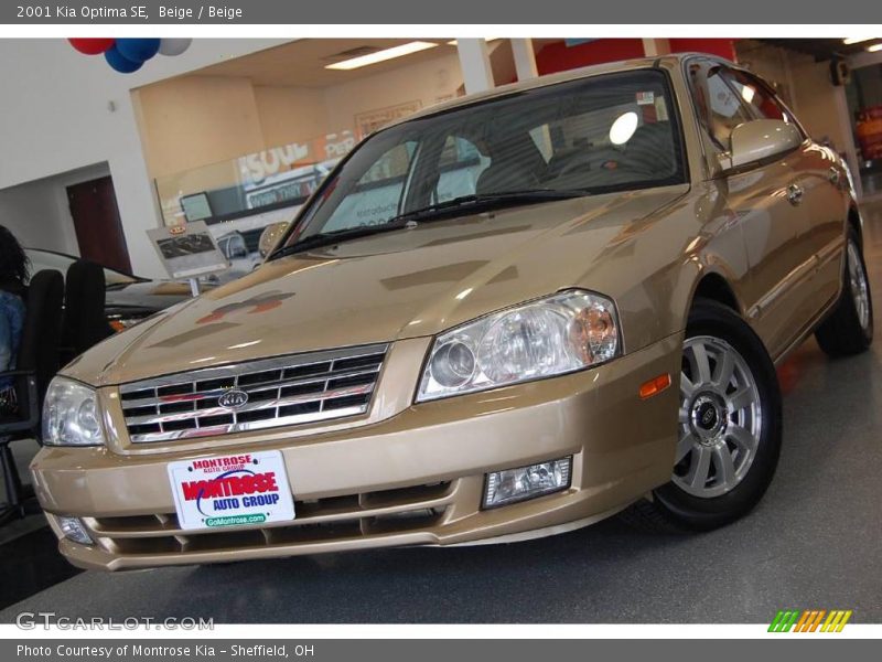 Beige / Beige 2001 Kia Optima SE