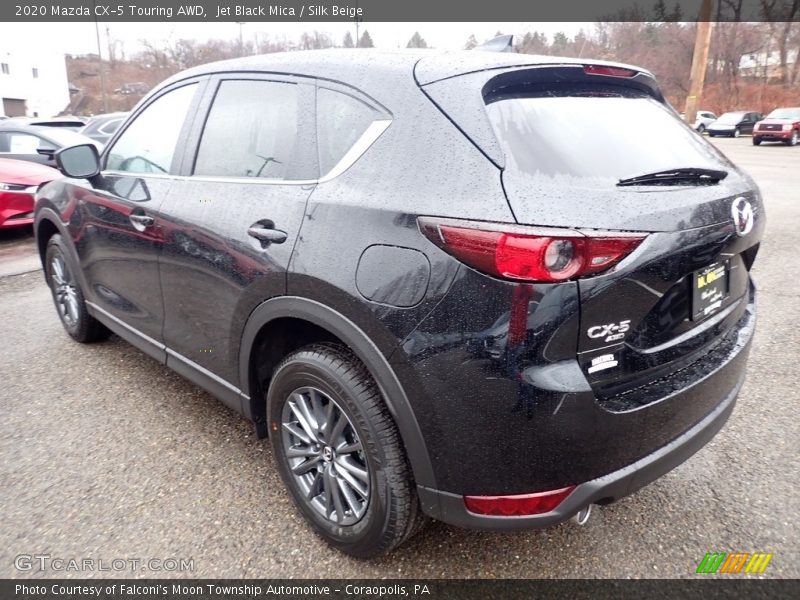 Jet Black Mica / Silk Beige 2020 Mazda CX-5 Touring AWD