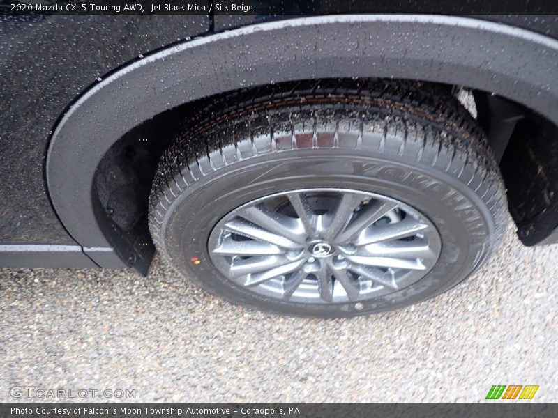 Jet Black Mica / Silk Beige 2020 Mazda CX-5 Touring AWD