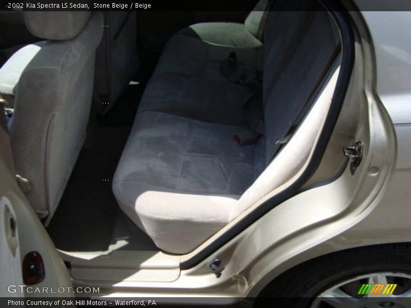 Stone Beige / Beige 2002 Kia Spectra LS Sedan