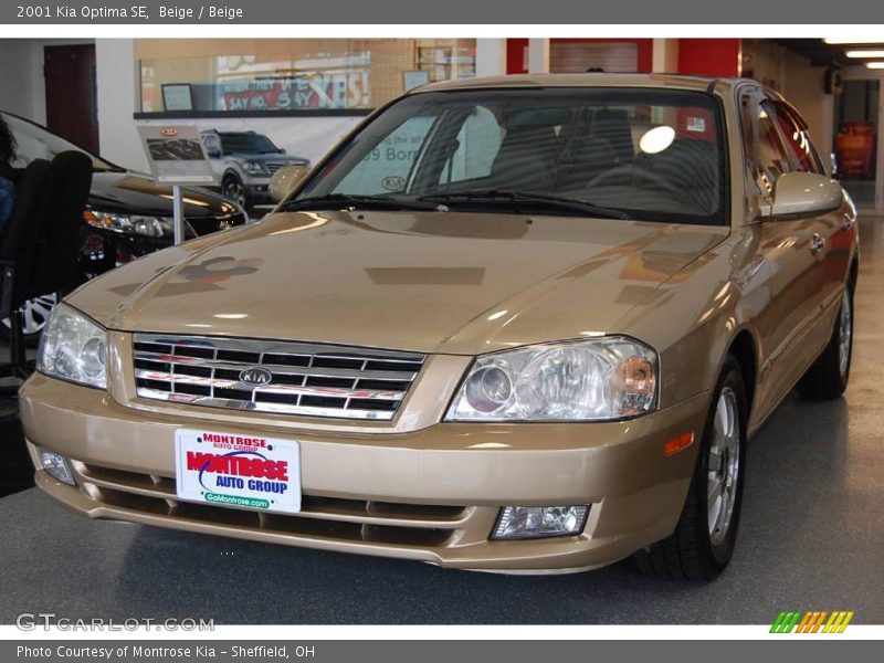 Beige / Beige 2001 Kia Optima SE