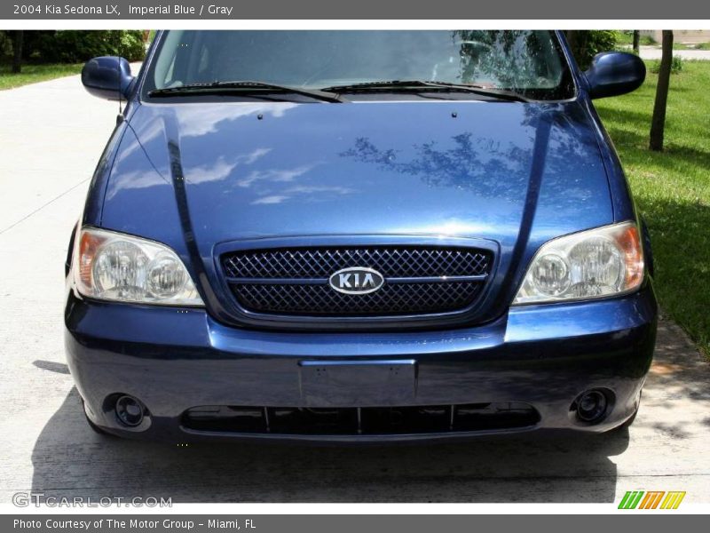 Imperial Blue / Gray 2004 Kia Sedona LX