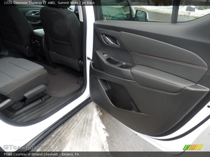 Summit White / Jet Black 2020 Chevrolet Traverse LT AWD