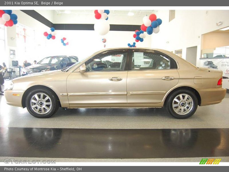 Beige / Beige 2001 Kia Optima SE