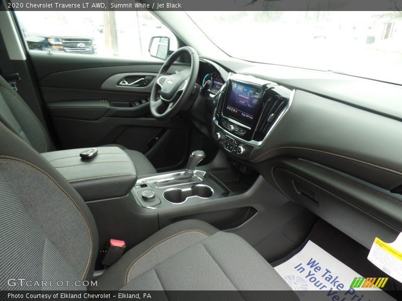 Summit White / Jet Black 2020 Chevrolet Traverse LT AWD