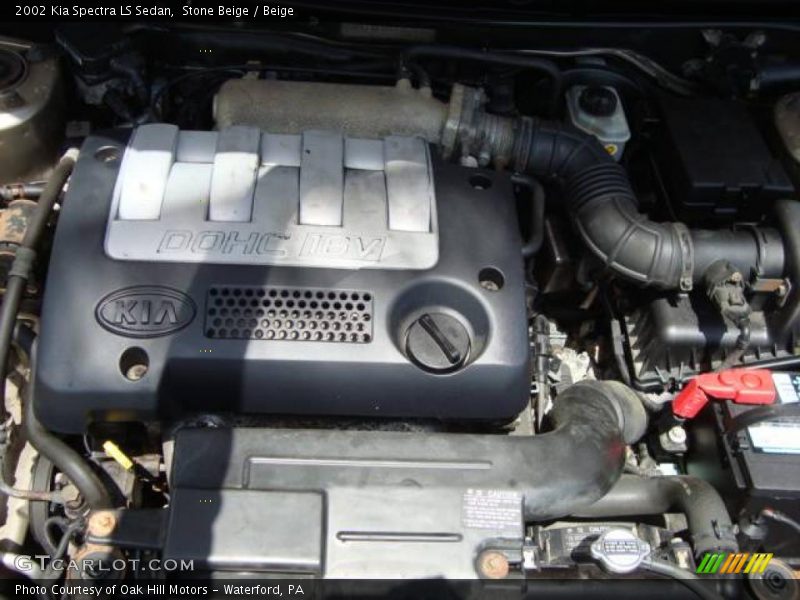 Stone Beige / Beige 2002 Kia Spectra LS Sedan