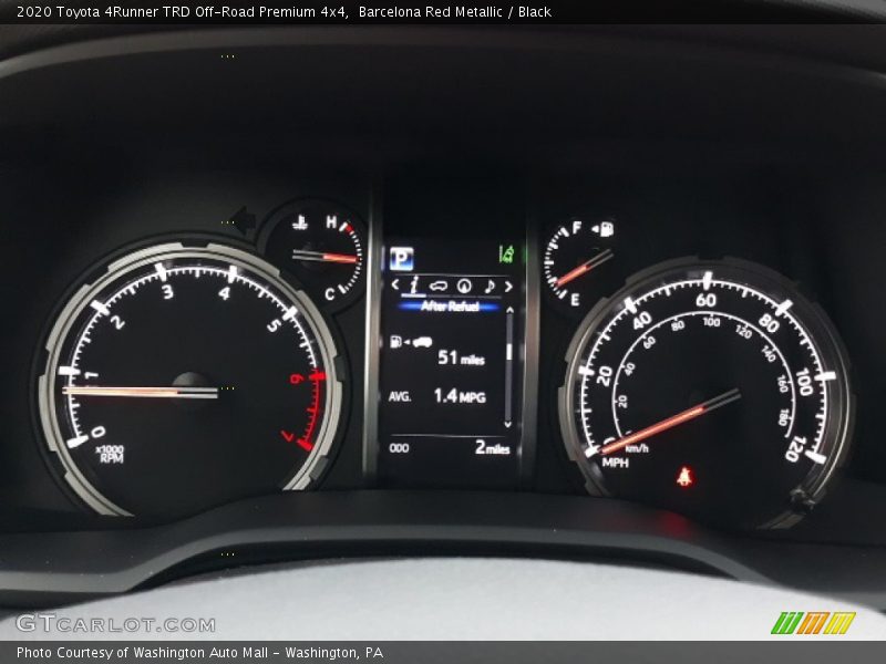 Barcelona Red Metallic / Black 2020 Toyota 4Runner TRD Off-Road Premium 4x4