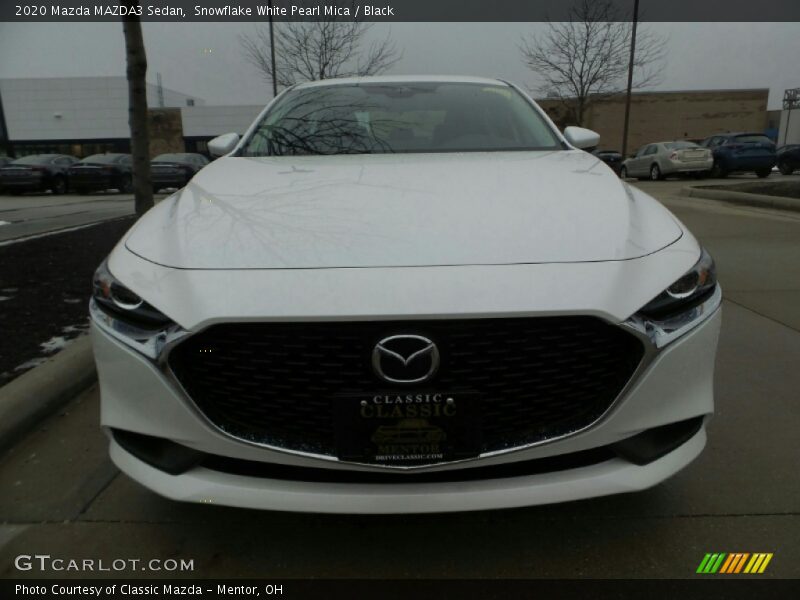 Snowflake White Pearl Mica / Black 2020 Mazda MAZDA3 Sedan