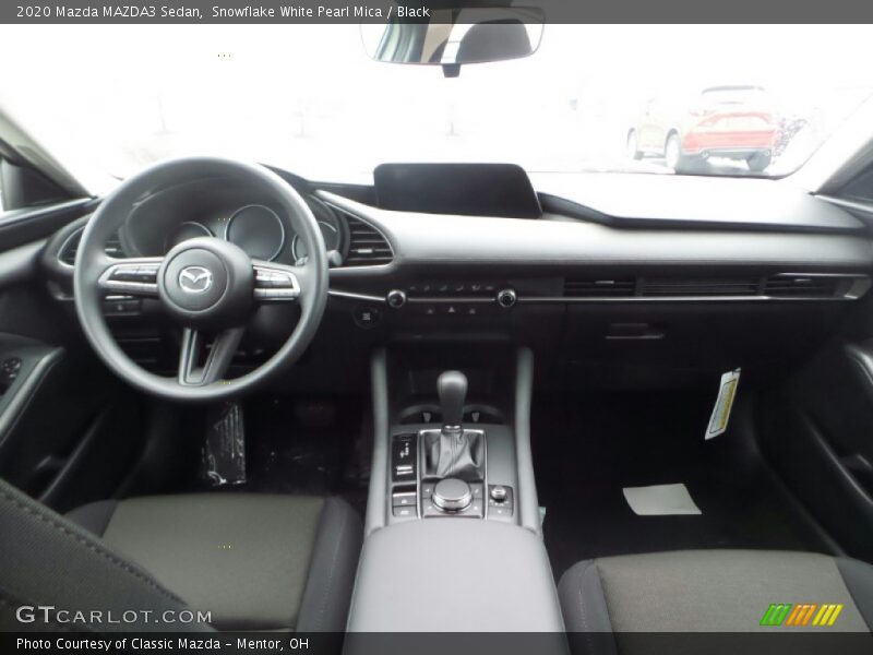 Snowflake White Pearl Mica / Black 2020 Mazda MAZDA3 Sedan