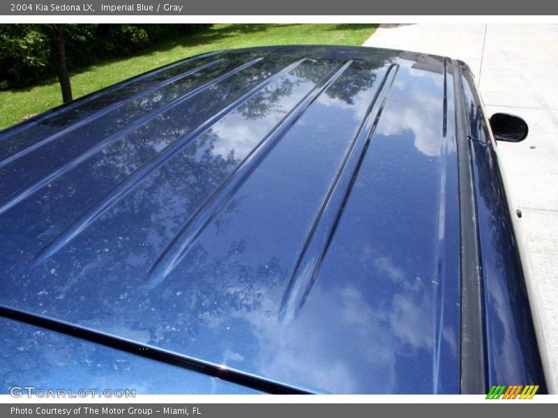 Imperial Blue / Gray 2004 Kia Sedona LX
