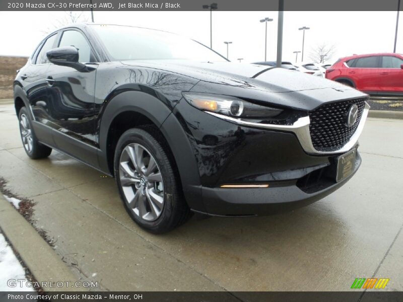 Jet Black Mica / Black 2020 Mazda CX-30 Preferred AWD