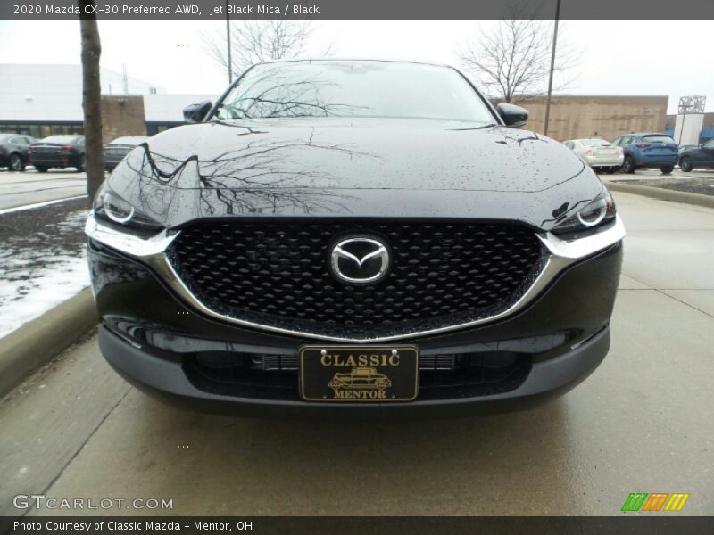 Jet Black Mica / Black 2020 Mazda CX-30 Preferred AWD