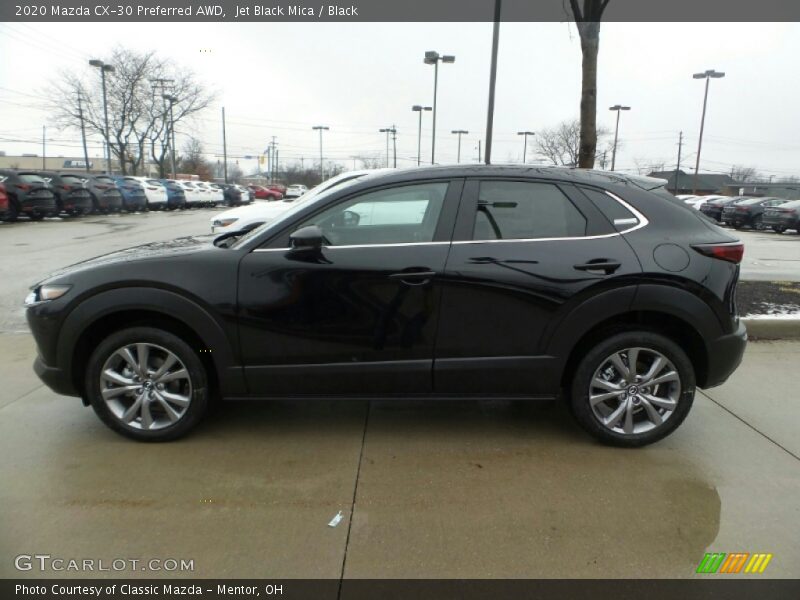 Jet Black Mica / Black 2020 Mazda CX-30 Preferred AWD