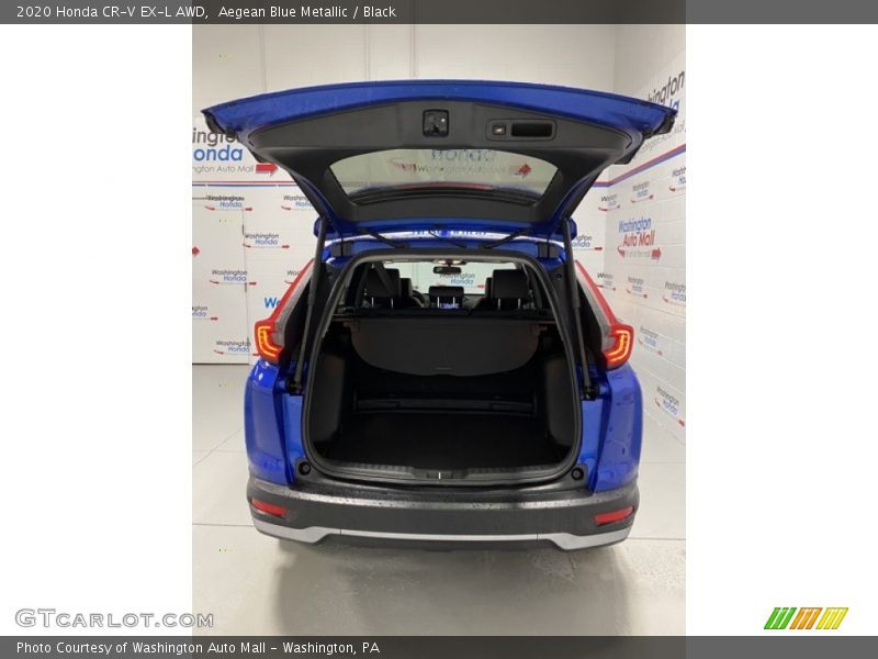 Aegean Blue Metallic / Black 2020 Honda CR-V EX-L AWD
