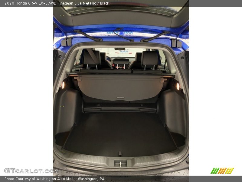 Aegean Blue Metallic / Black 2020 Honda CR-V EX-L AWD