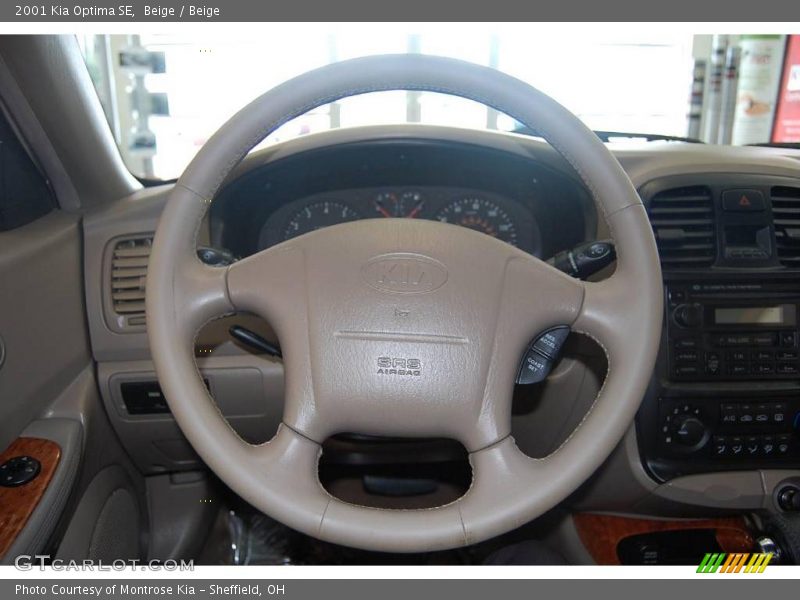 Beige / Beige 2001 Kia Optima SE