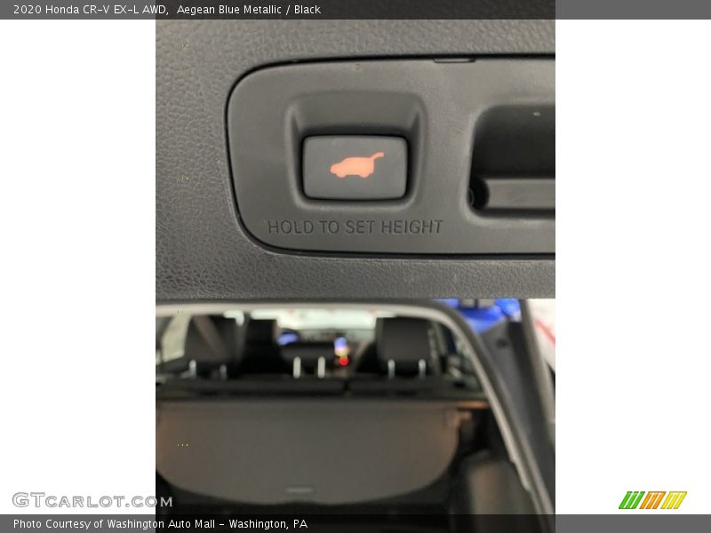 Aegean Blue Metallic / Black 2020 Honda CR-V EX-L AWD