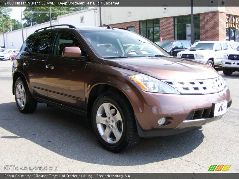 Deep Bordeaux Metallic / Cabernet 2003 Nissan Murano SL AWD