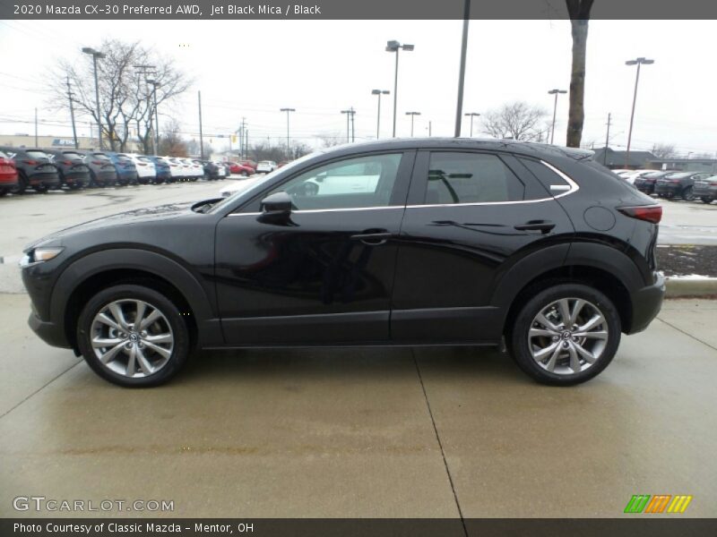 Jet Black Mica / Black 2020 Mazda CX-30 Preferred AWD