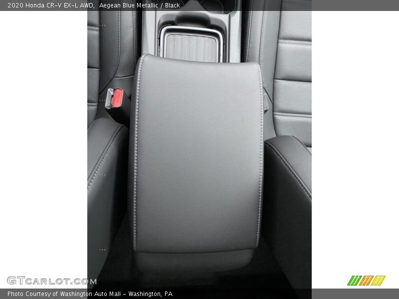 Aegean Blue Metallic / Black 2020 Honda CR-V EX-L AWD
