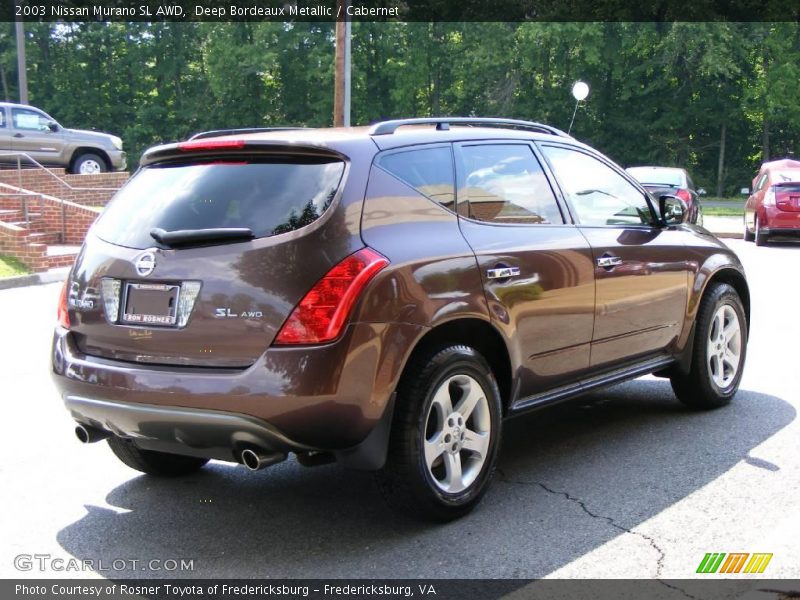 Deep Bordeaux Metallic / Cabernet 2003 Nissan Murano SL AWD