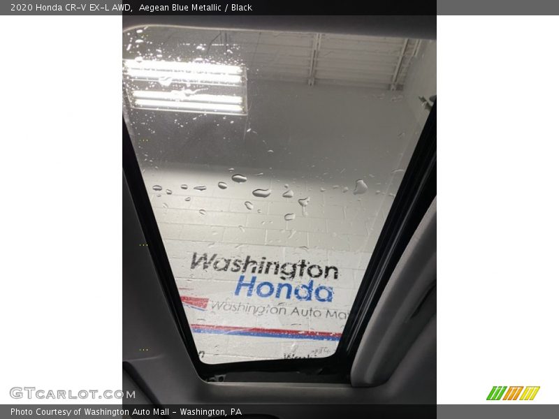 Aegean Blue Metallic / Black 2020 Honda CR-V EX-L AWD