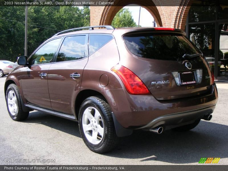 Deep Bordeaux Metallic / Cabernet 2003 Nissan Murano SL AWD
