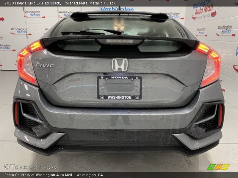 Polished Metal Metallic / Black 2020 Honda Civic LX Hatchback