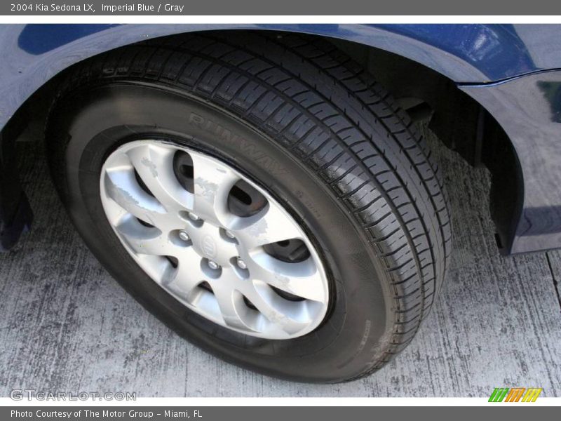 Imperial Blue / Gray 2004 Kia Sedona LX