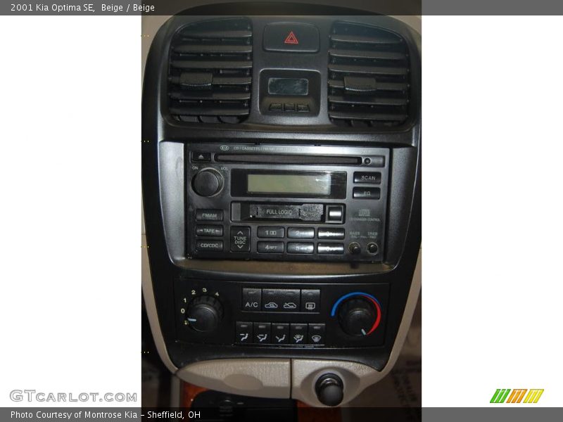 Beige / Beige 2001 Kia Optima SE