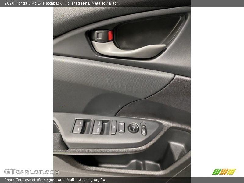 Polished Metal Metallic / Black 2020 Honda Civic LX Hatchback