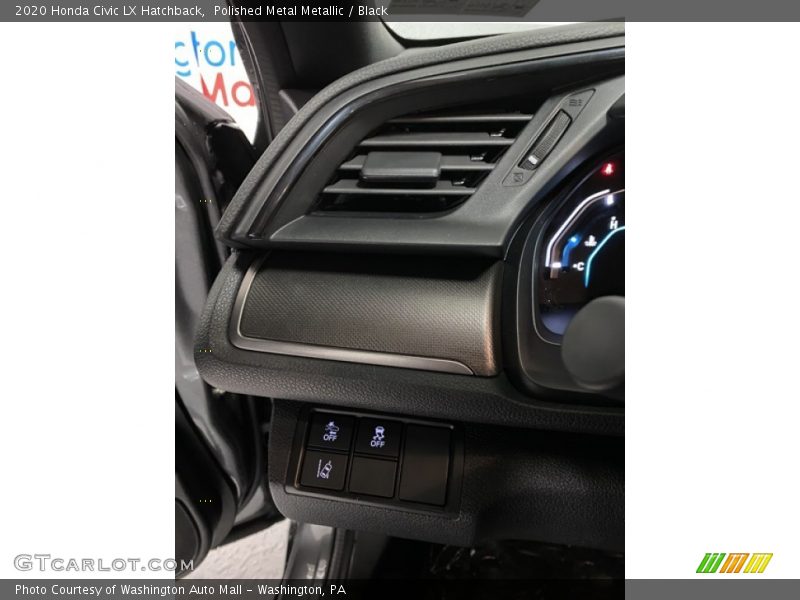 Polished Metal Metallic / Black 2020 Honda Civic LX Hatchback