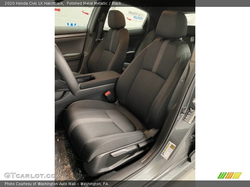 Polished Metal Metallic / Black 2020 Honda Civic LX Hatchback