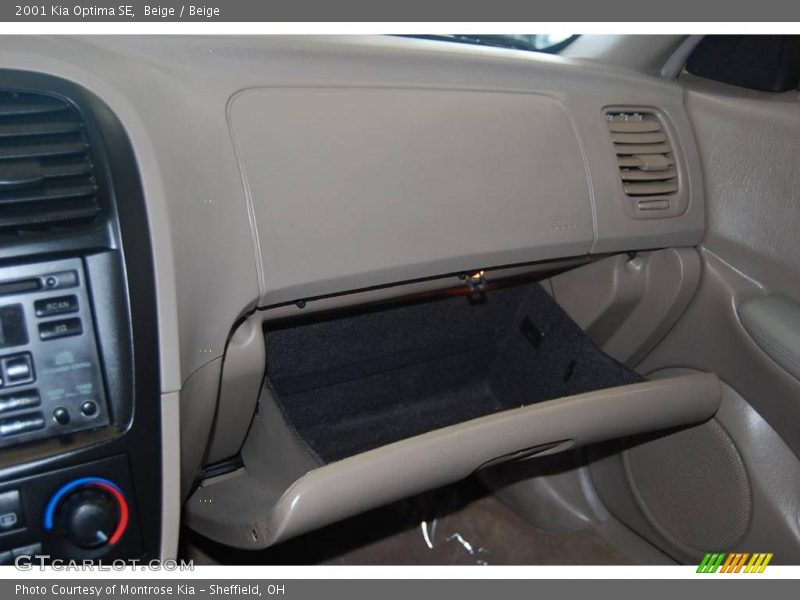 Beige / Beige 2001 Kia Optima SE