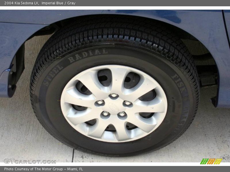Imperial Blue / Gray 2004 Kia Sedona LX