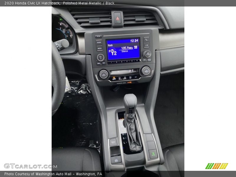 Polished Metal Metallic / Black 2020 Honda Civic LX Hatchback
