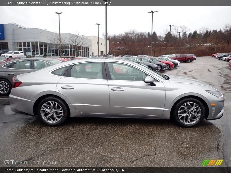 Shimmering Silver Pearl / Dark Gray 2020 Hyundai Sonata SEL